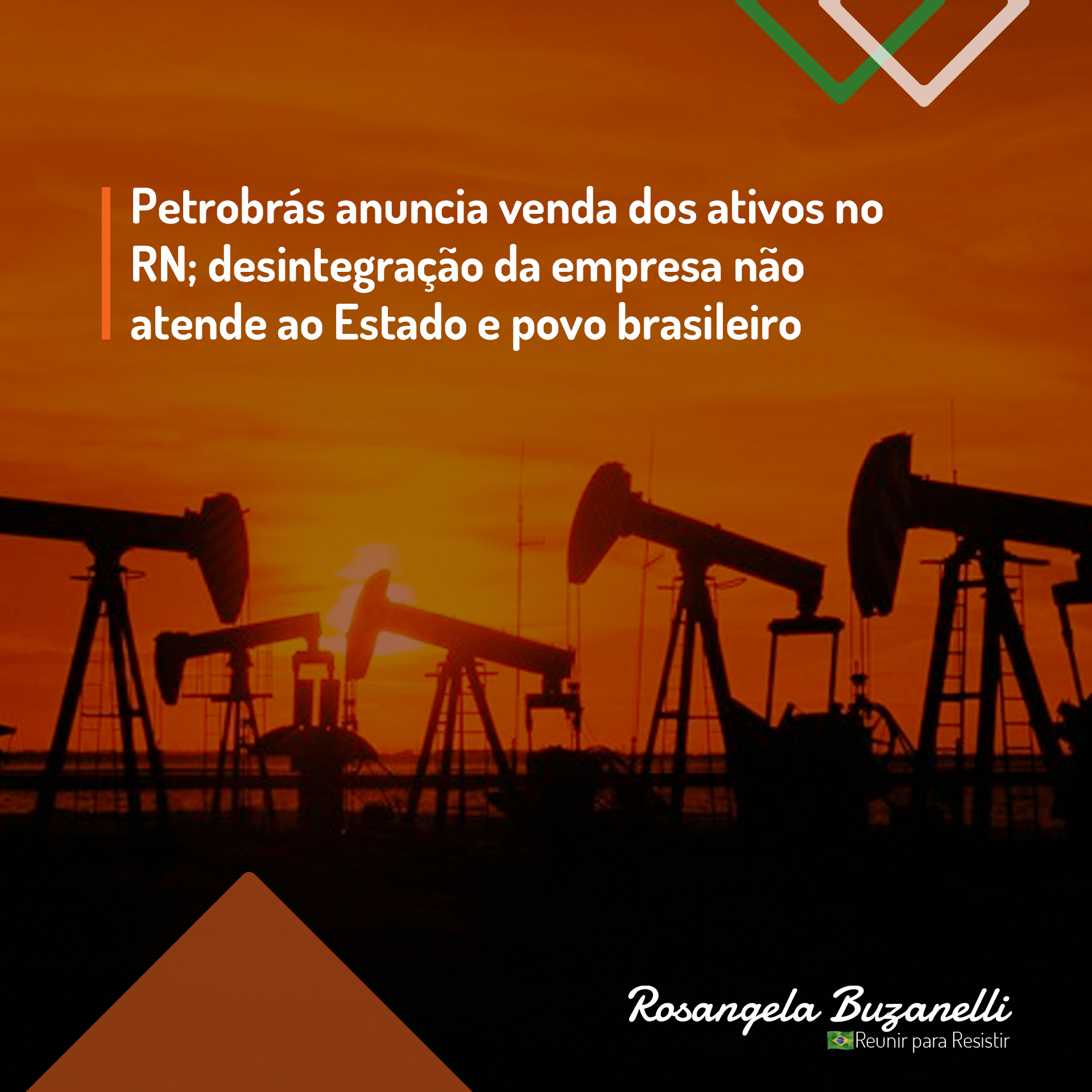 Petrobrás anuncia venda dos ativos no RN; desintegração da empresa não atende ao Estado e povo brasileiro