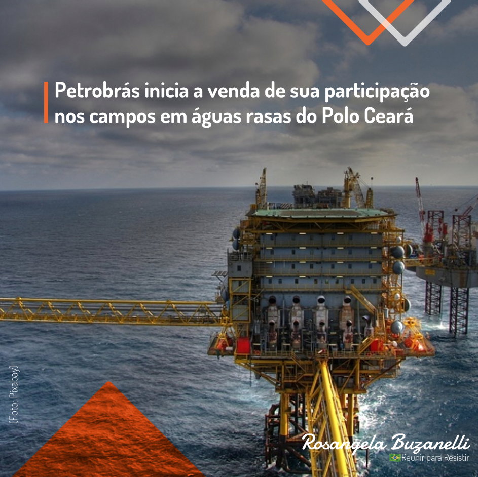 A Petrobrás iniciou a venda de sua participação nos campos em águas rasas de Atum, Curimã, Espada e Xaréu, localizados no Ceará.
