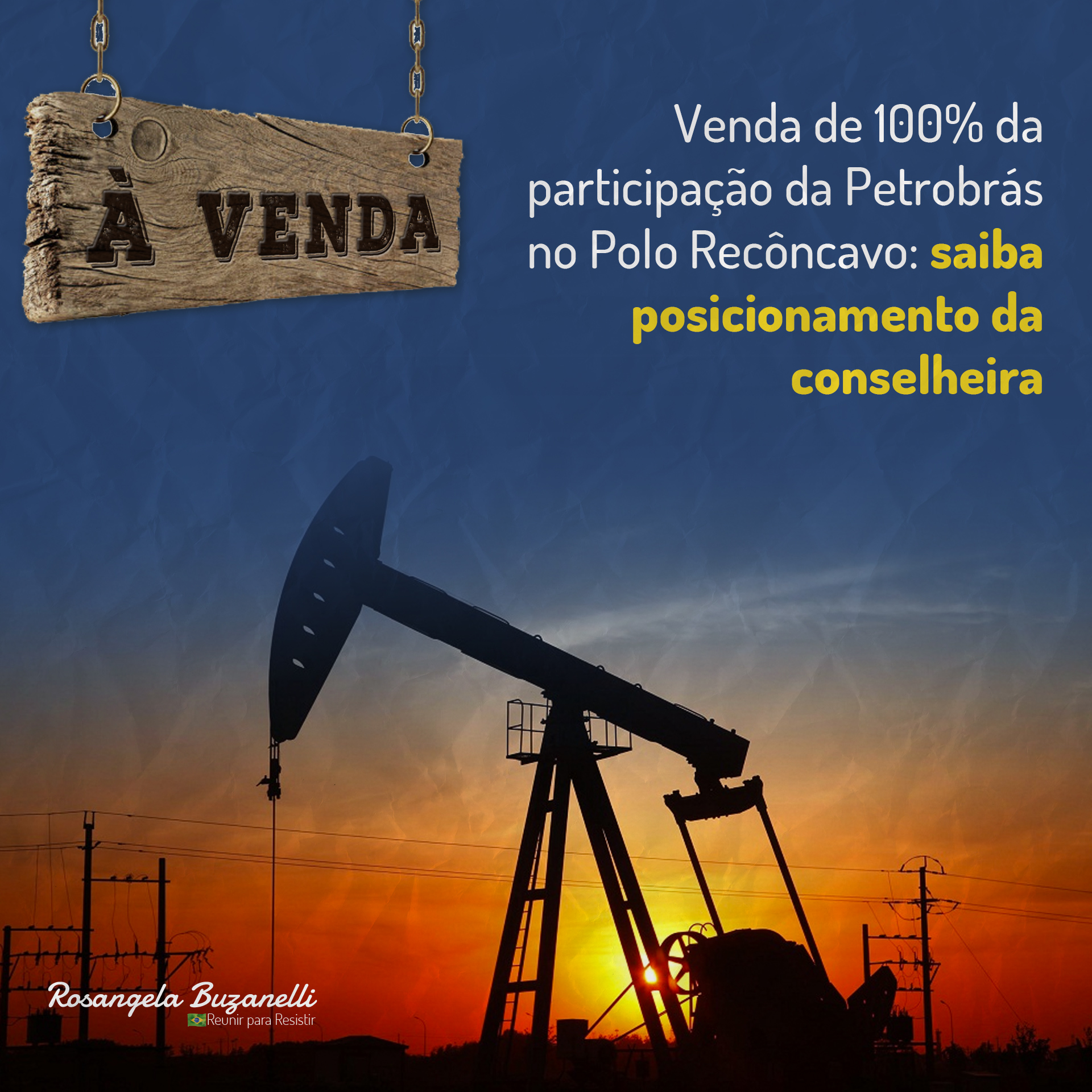 Venda de 100% da participação da Petrobrás no Polo Recôncavo: saiba posicionamento da conselheira