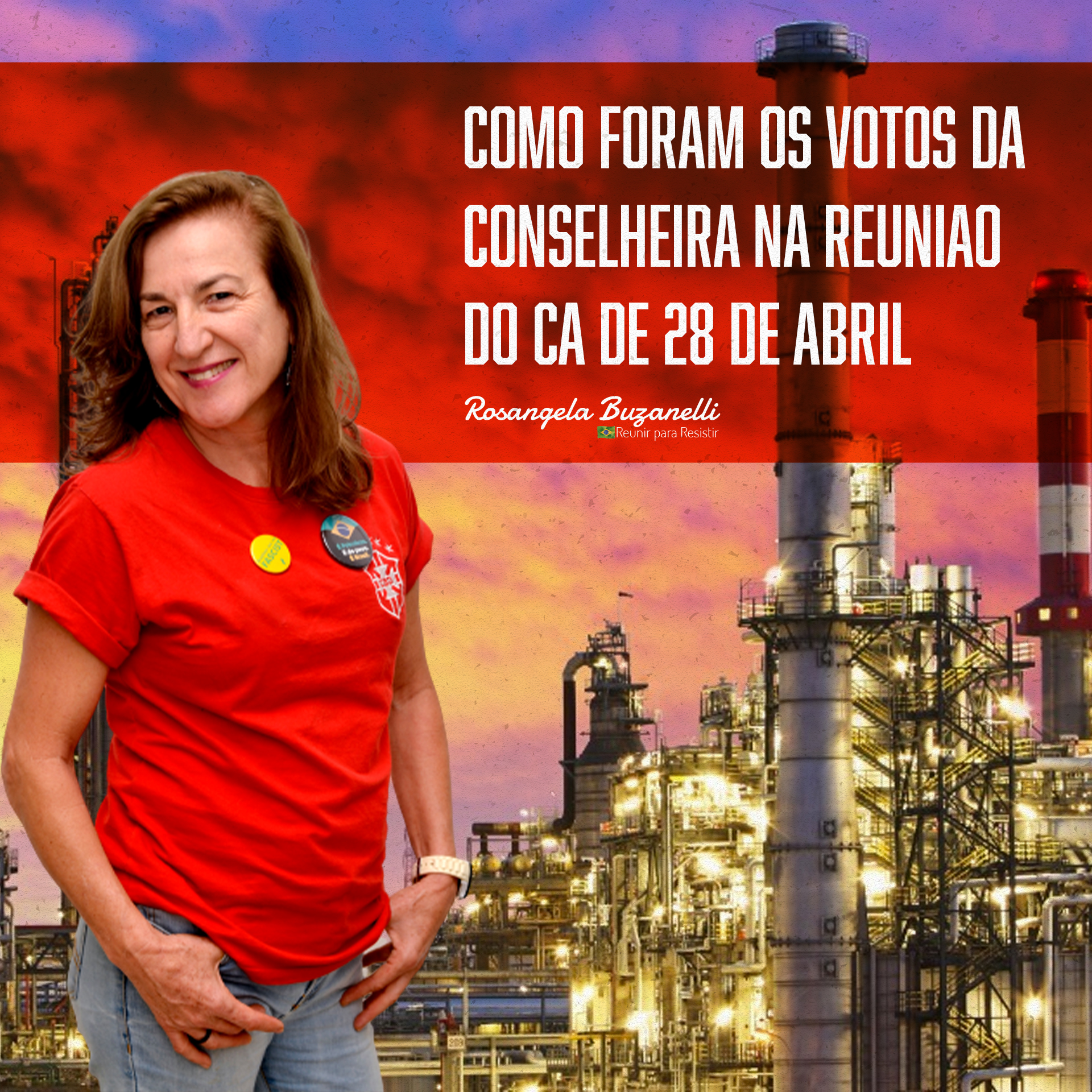 Conselheira vota contra demissão sem justa causa de gerentes executivos da Petrobrás