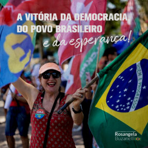 O Brasil da esperança venceu a eleição!