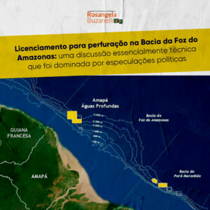 Bacia da Foz do Amazonas: muita desinformação, desvio de foco e utilização política de um tema importantíssimo para o país