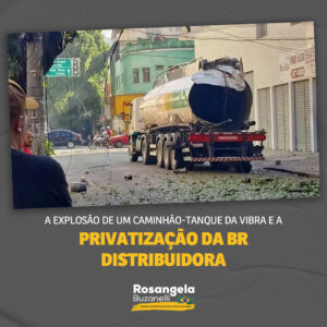 Caminhão-tanque da Vibra explode no meio da rua, mas a marca printada é da BR Petrobras