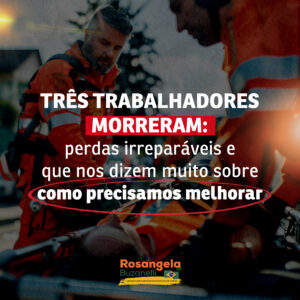 A morte de três trabalhadores é fruto da política de desmonte da Petrobrás, aprofundada pelo governo anterior